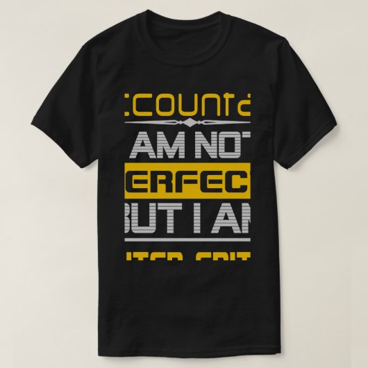 T-shirt Comptable Edition limitée (Design devant)