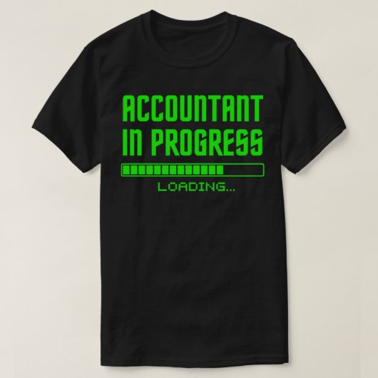 T-shirt Comptable En Cours Funny Comptabilité Auditeur Fi (Design devant)
