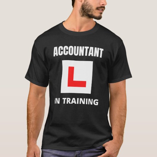 T-shirt Comptable en formation (Devant)
