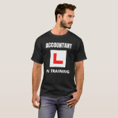 T-shirt Comptable en formation (Devant entier)