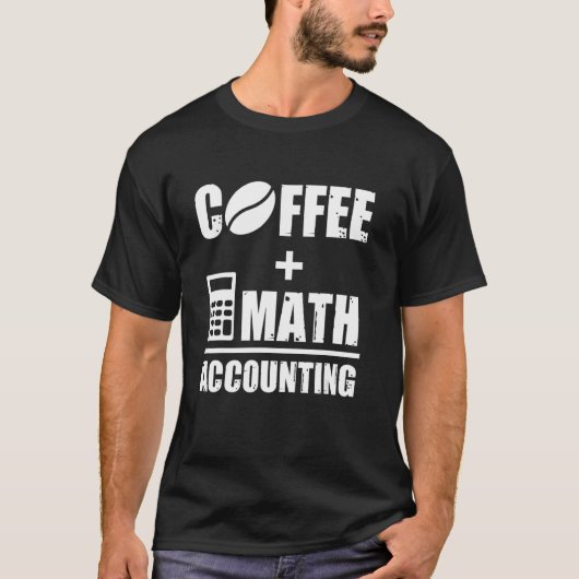 T-shirt Comptable en mathématiques de café Libraire Cpa C (Devant)