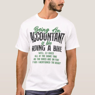 T-shirt Comptable Être Comptable Est Comme