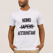 T-shirt "comptable Homo" (Devant)