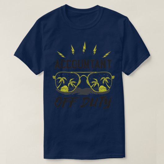 T-shirt Comptable hors service 1 (Design devant)