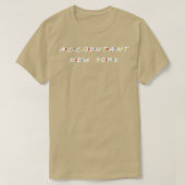 T-shirt Comptable New York Cool cadeau (Design devant)