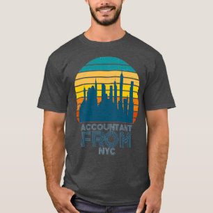 T-shirt Comptable new york je suis comptable de new yo
