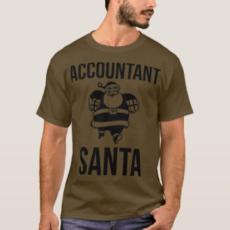 T-shirt Comptable Père Noël