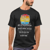 T-shirt Comptable pour femmes Comptable Comptable Cool Com (Devant)