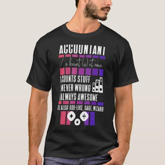 T-shirt Comptable pour femmes Comptable Comptable Cool Com (Devant)
