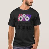 T-shirt Comptable pour femmes Comptable Comptable Cool Com (Devant)