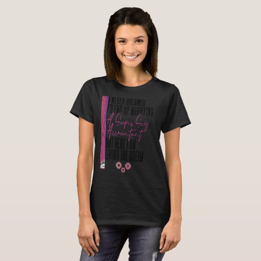 T-shirt Comptable pour femmes Comptable Comptable Cool Com (Devant entier)