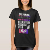 T-shirt Comptable pour femmes Comptable Comptable Cool Com (Devant)