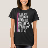 T-shirt Comptable pour femmes Comptable Comptable Cool Com (Devant)