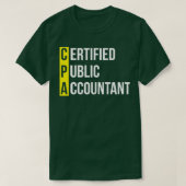 T-shirt Comptable public agréé (Design devant)
