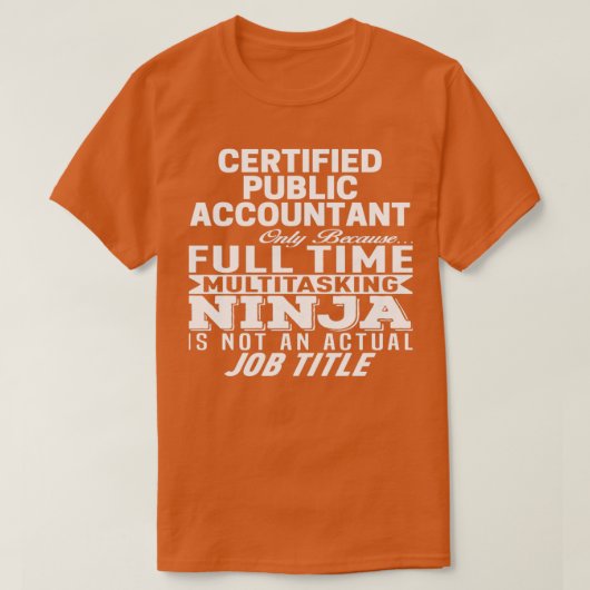 T-shirt Comptable public certifié 3 (Design devant)