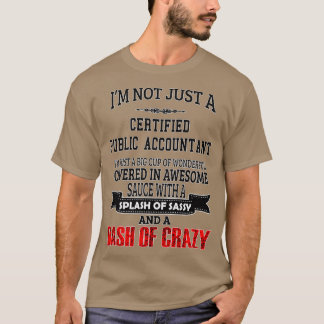 T-shirt Comptable Public Certifié Funny Certified Public