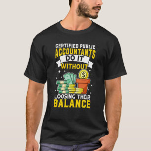 T-shirt Comptable Public Certifié Sans Perte De Solde