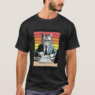 T-shirt Comptable Publique Certifié Chat Finance Professio