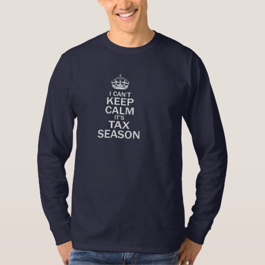 T-shirt Comptable - saison d'impôts (Devant)