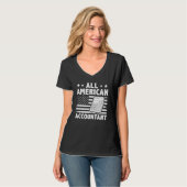 T-shirt Comptable Tout Américain (Devant entier)