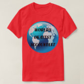 T-shirt comptable worlds okayest (Design devant)