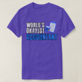 T-shirt Comptable Worlds Okayest 5 (Design devant)