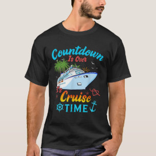 T-shirt Compte à rebours C'est temps de croisière Hommes F