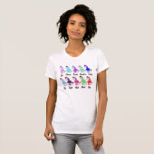 T-shirt Compte du caniche français (Devant entier)