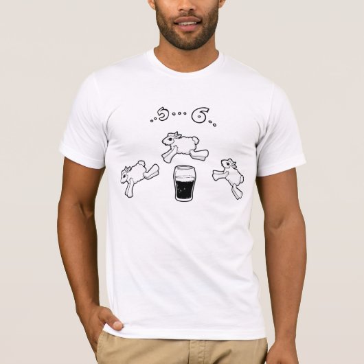 T-shirt Compte irlandais de moutons (Devant)