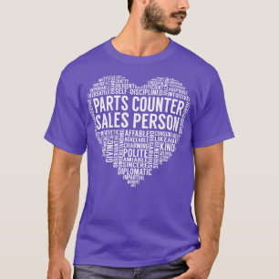 T-shirt Compteur de pièces - Coeur du vendeur