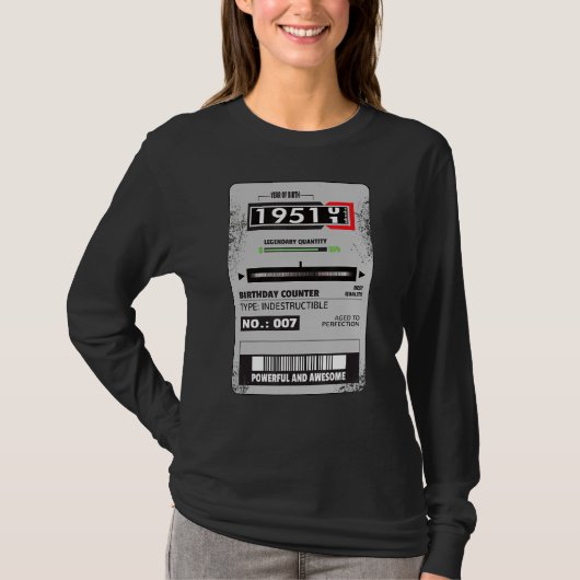 T-shirt compteur d'électricité Trois compteurs de phase an (Devant)