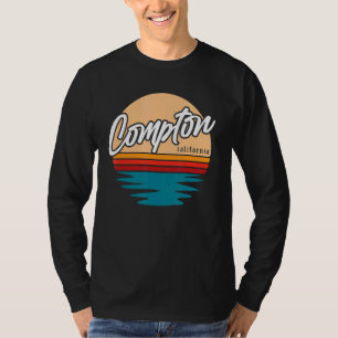 T-shirt Compton California Gangsta Rap California Retro B