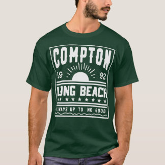 T-shirt Compton Long Beach 90s Music Fan Art