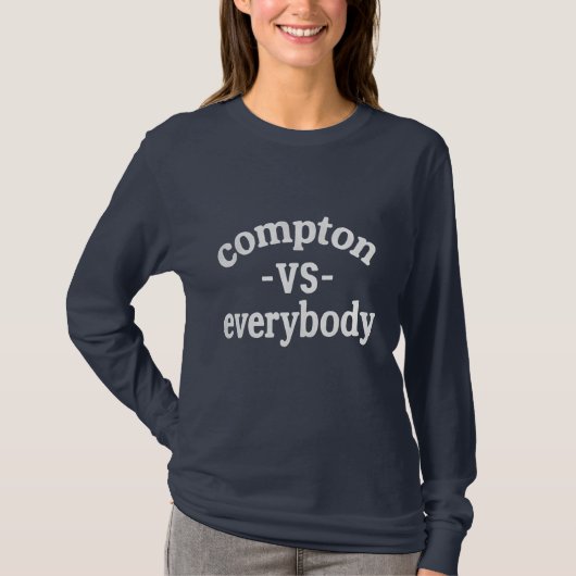 T-shirt Compton vs tous les jours (Devant)