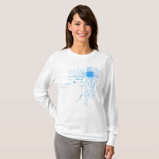 T-shirt Computer CPU Chip PCB Circuit Design Tech Gift (Devant entier)