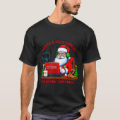 T-shirt Computer Meme Funny Santa's Tech Suprt Rebooting C (Devant)