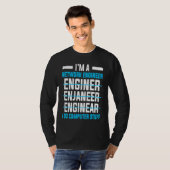 T-shirt Computer Network Engineering Network Engineer (Devant entier)