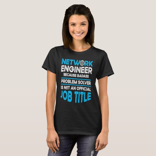 T-shirt Computer Network Engineering Network Engineer 1 (Devant entier)