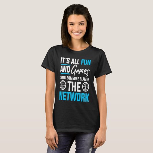 T-shirt Computer Network Engineering Network Engineer 4 (Devant entier)