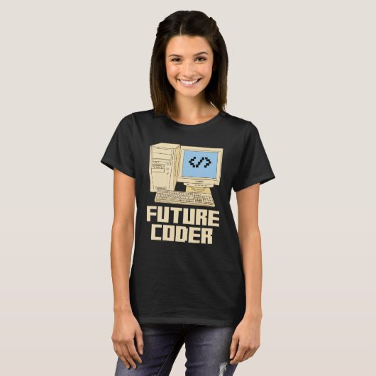 T-shirt Computer Programming Programmer Student Future Cod (Devant entier)
