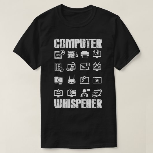 T-shirt Computer Whisperer Funny Computer Science Cadeaux (Design devant)