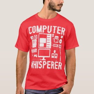 T-shirt Computer Whisperer Tech prend en charge programmeu