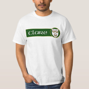 T-shirt Comté Clare. L'Irlande