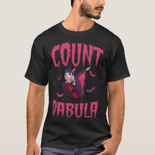 T-shirt Comte dabula amusant costume de jeu de mot hallowe