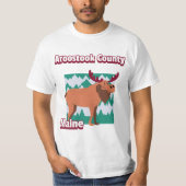 T-shirt Comté d'Aroostook Maine (Devant)