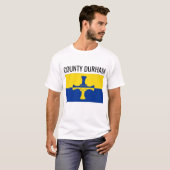 T-shirt Comté de Durham // English County Flag (Devant entier)