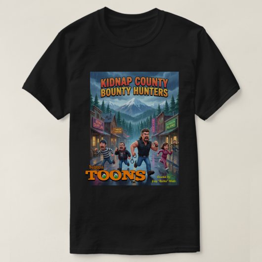 T-SHIRT COMTÉ DE KIDNAP, WASHINGTON (Design devant)