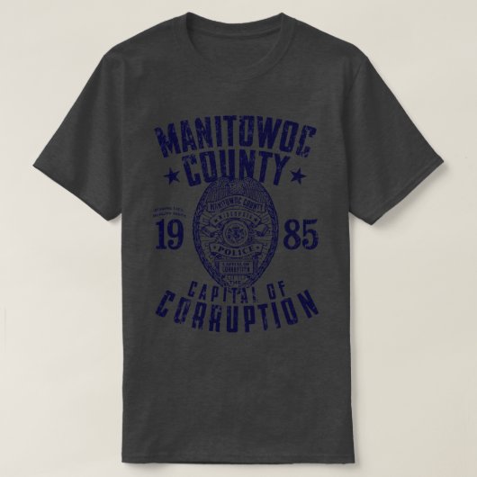 T-shirt Comté de Manitowoc (Design devant)