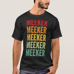T-shirt Comté de Meeker Minnesota Conception de texte arc-