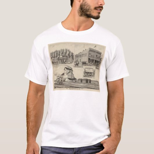 T-shirt Comté de Rockwel, le Kansas (Devant)